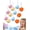 12PCS, variant on 12-Pack Silicone Lollipop Ice Cream Molds, DIY Spherical Popsicle Maker for Kids, Reusable Round Ice Pop Molds for Juice & Yogurt, Mixed Colors