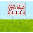 thumbnail image 1 of Gift Shop Down Arrow (18" x 24") Yard Sign, Includes Metal Step Stake, 1 of 6