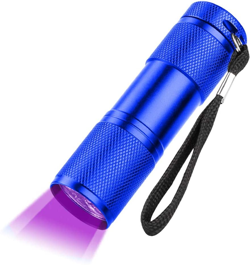 15W 365nm Ultraviolet Flashlight UV LED Torch Pet Urine Inspect Invisible Light 