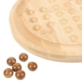 thumbnail image 3 of Marble Game Classic Peg Chess Portable Board Game Puzzle Chess for Kids Adults, 3 of 8