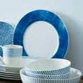 thumbnail image 3 of Noritake Blue Hammock Round Platter, 3 of 7