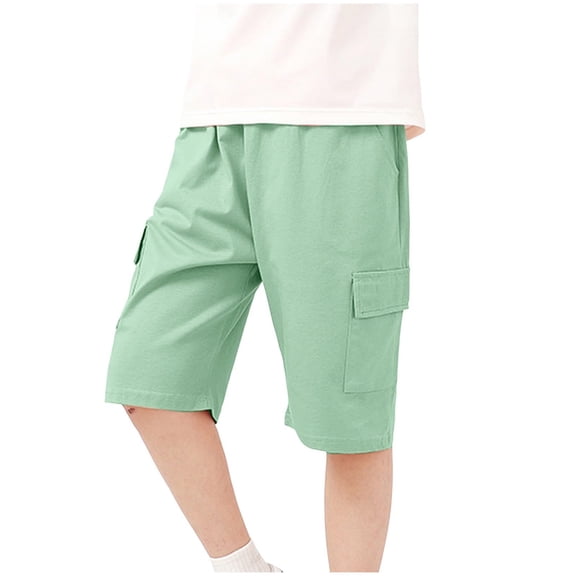 GXWEA Kids Soccer Shorts Boys 5T Shorts Boys Shorts Youth Lightweight Pull-On Hiking Shorts For Sports Outdoor