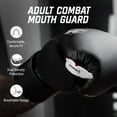 thumbnail image 2 of Hayabusa Combat Sports Mouth Guard Youth, Kids and Adult Sizes Comes With Case - White/Red, Adult, 2 of 6