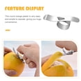 thumbnail image 3 of Pelador de anillos redondo para naranjas y fresas, pelador de cítricos de acero inoxidable., 3 of 6