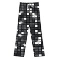 thumbnail image 3 of Black Diamond Disco Ball Glitter Women's Pajamas Pajama Pants Women's Sleepwear Lounge Sleep Bottoms Stretch with Pockets, 3 of 7