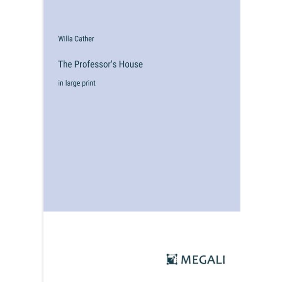 The Professor's House: in large print, (Paperback)