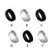 thumbnail image 2 of Inteprter Anillo de dosificación de café en polvo, aleación de aluminio, 51/54/58MM, anillos de filtro fijo de recepción, dispositivos, accesorios de Juegos de servir café y té Negro/58 mm Inteprter HA064610-07, 2 of 6