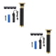thumbnail image 1 of Minnieouse Cortadora de pelo eléctrica para hombres, Afeitadora eléctrica recargable, Máquina para cortar cabello de barbero y barba para Asiento de oro negro 2piezas, 1 of 6