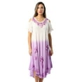 thumbnail image 2 of Riviera Sun Cold Shoulder Umbrella Dress (Lilac / White, X-large), 2 of 4