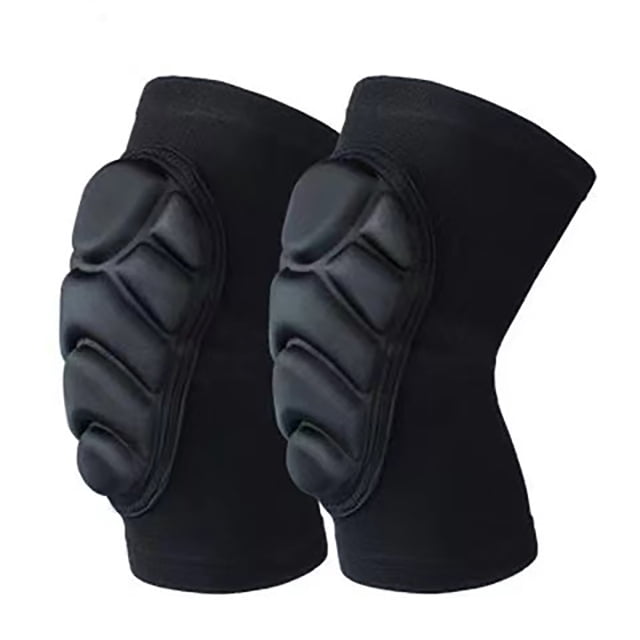 Rodilleras deportivas de esponja engrosada, anticolisión y anti-rodillas, adecuadas para una variedad de deportes, S/M/L/XL negro