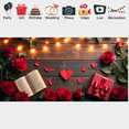 thumbnail image 6 of LUUFILx Romantic Heart Lights Backdrop Banner Valentine Decoration for Weddings Photo Shoot Party Supplies Festive Occasion Background Celebrations, 6 of 8