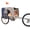Blue+Grey, variant on UPLLX Dog Bike Trailer, Foldable Pet Bicycle Cart w/ Quick Release Wheels & Safety Leash, Blue+Black
