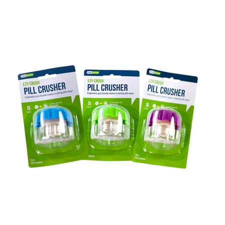 Ezy Crush Pill Crusher with Ergo Grip (Small) (Best Way To Crush A Pill)