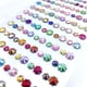 thumbnail image 1 of Pegatinas de flores de hielo de colores, pegatinas de cristal acrílico AB con piedras preciosas de diamante para niños, pegatinas de princesas de juguete, 1 of 5