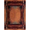 thumbnail image 3 of Unique Loom Estrella Collection Area Rug - Selene (9' x 12' 2" Rectangle Orange/Black), 3 of 7
