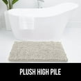 thumbnail image 6 of Bath Rug 30x20, Thick Soft Absorbent Chenille, Rubber Backing Quick Dry Microfiber Mats, Machine Washable Rugs for Shower Floor, Bathroom Runner Bathmat Accessories Decor, Cloud, 6 of 6