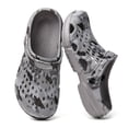 thumbnail image 3 of YUKTOPA Men’s Camo Garden Clogs, Lightweight EVA Slip On Clog Sandals, Water Friendly Outdoor Yard Shoes, Beach Pool Shower Mules with Adjustable Strap, 3 of 5