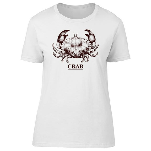 Vintage Crab Cool Sketch T-Shirt Men -Image by Shutterstock, Male Large