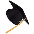 thumbnail image 2 of Gorro de graduación unisex para adultos, gorro de graduación con borlas, material de graduación 2024, 2 of 8
