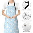 thumbnail image 4 of Kdxio Cute Bunny Apron with Pockets Adjustable Kitchen Aprons for Men Women Waterproof Aprons for Cooking,Drawing,Crafting, Baking Household Cleaning, 4 of 8