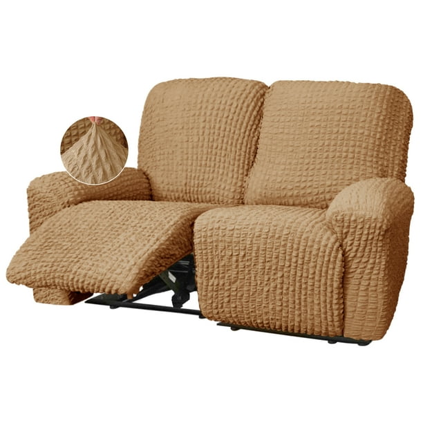 Stretch Seersucker Recliner Sofa Cover 6Pieces Country style Reclining