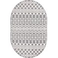 thumbnail image 2 of Rugs.com Arlo Collection Rug – 5' x 8' Oval Charcoal Medium Rug Perfect For Living Rooms, Large Dining Rooms, Open Floorplans, 2 of 8