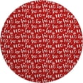thumbnail image 2 of Addison Rugs Mayfield Premium Machine Washable Transitional Holiday Red Round Rug, 8' x 8', 2 of 6