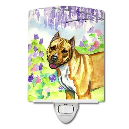 

Caroline s Treasures 7093CNL Pit Bull Ceramic Night Light 6x4x3 multicolor