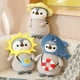 thumbnail image 5 of Juguete de peluche Kawaii de pingüino para niños, muñeco de peluche de dinosaurio, ballena, sol, pan, Animal de dibujos animados, regalo de cumpleaños y Navidad, 5 of 5