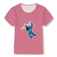 thumbnail image 1 of Kawaii Disney Stitch niño niña ropa dibujos animados camiseta para niño camiseta blanca manga corta gráfico chico Tee150 Gao Jinjia LED, 1 of 2