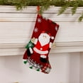 thumbnail image 3 of Cheapark Christmas Stockings Gift Bags - Santa/Snowmen/Reindeer Prints Spacious Storage for Family Vacation Party Home Holiday Christmas Decor, 3 of 6