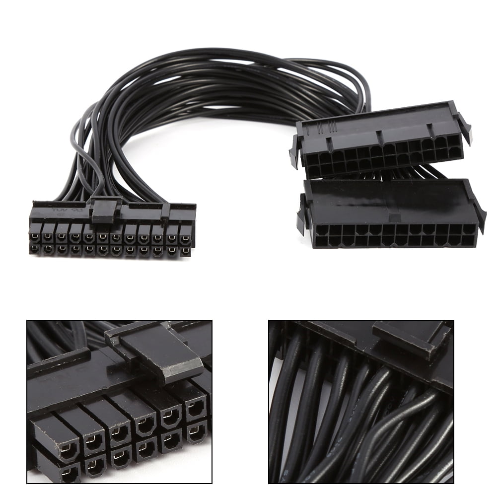 Adaptateur Câble 4 Broches Molex Mâle Vers 6 Broches PCI-Express Femelle - Lot De 3 - Pour Carte Graphique - 9