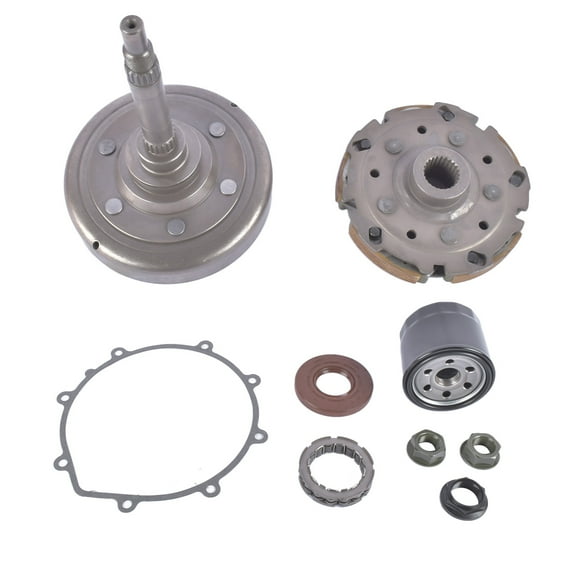 GELUOXI Wet Clutch Pad Shoe Drum Housing One Way Gasket for HiSUN HS 400 UTV ATV Massimo 21210-F12-0000