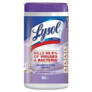 Lysol Disinfecting Wipes, Early Morning Breeze, 7 x 8, 80/Canister
