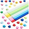 thumbnail image 1 of 2160 tiras de origami de 4 colores, estrellas, papel plegable, azul de la suerte, rojo, amarillo, verde, degradado, brillo, doble cara, rectángulo, decoración, tira de origami, 1 of 5