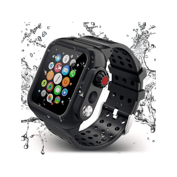 Waterproof Case for Apple Watch Series 6/5/4 SE 40mm, IP68 Certified Waterproof Shockproof Apple iWatch Full Body Protective Case with Screen Protector