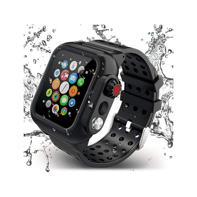 Waterproof Case for Apple Watch Series 6/5/4 SE 40mm, IP68 Certified Waterproof Shockproof Apple iWatch Full Body Protective Case with Screen Protector