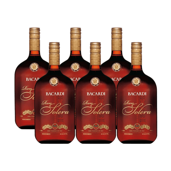 Pack de 6 Ron Bacardí Solera 750 ml Bacardí Solera