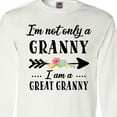 thumbnail image 4 of Inktastic I'm Not Only a Granny I'm a Great Granny with Flowers Long Sleeve T-Shirt, 4 of 5