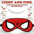 thumbnail image 2 of Silk Sleep Mask, Spider Eye Mask with adjustable headband for children, suitable for sleeping, boys, women, men, travel, party supplies Spider eye mask, 2 of 6