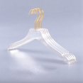 thumbnail image 5 of 10 Perchas Transparentes para Ropa Con Gancho Dorado, Perchero Transparente para Ropa Con Muescas para Niñas Pequeñas, 5 of 5