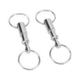 thumbnail image 1 of Key Chain Rings Key Ring Key Chains Men Key Rings For Keychains Keychain For Men Key Chain Ring,2PCS Dual Quick Release Keyring Detachable Double Split Ring Key Ring For Hanging, 1 of 8