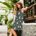 thumbnail image 2 of Bingfone goose of sunflower Print Women's Sleeveless Dress, Loose Fit Summer Casual Dress, Comfortable and Lightweight Dress for Daily Wear, 2 of 7