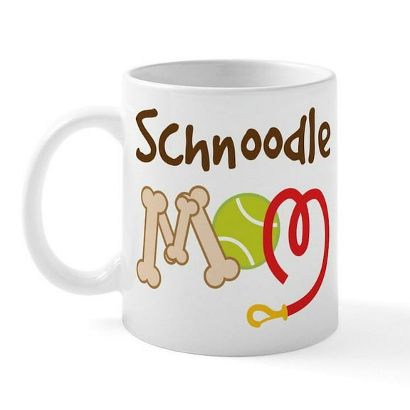 CafePress - Schnoodle Dog Mom Mug - 11 oz Ceramic Mug - Novelty Coffee Tea Cup