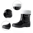 thumbnail image 6 of KANG Fashion Women's -Lined Short Rain Boots Waterproof, Anti-, Thick Sole Platform Winter Wet Weather Shoes Black 39, 6 of 6