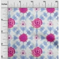 thumbnail image 1 of oneOone Viscose Chiffon Lavender Blue Fabric Floral Shibori Dress Material Fabric Print Fabric By The Yard 42 Inch Wide, 1 of 4