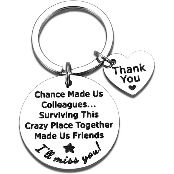 Coworker Leaving Gifts for Women, Farewell Gifts for Coworkers, Going Away Gift for Coworkers Women, Retirement Giift for Coworker, Appreciation Gift for Coworkerr Keychain, Goodbye Gitf for Coworkre