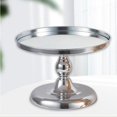 thumbnail image 3 of Estante redondo europeo para soporte de tartas, estante de hierro galvanizado (dorado), 3 of 5