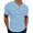 Blue, variant on FBMDBB Men'S Fashion Spring And Summer Casual Short Sleeved V Neck Solid Color T Shirt Tops Men'S T Shirt A Shirts for Men Pack