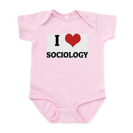 

CafePress - I Love Sociology Infant Creeper - Baby Light Bodysuit Size Newborn - 24 Months